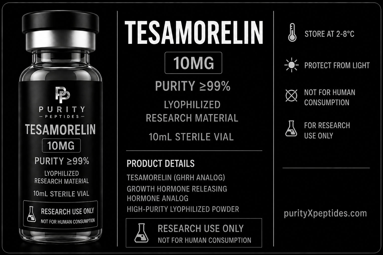 Tesamorelin 10mg