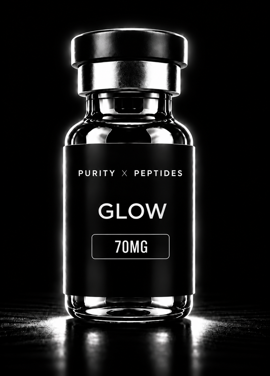 GLOW 70mg GHK-Cu BPC-157 TB-500 Research Peptide Blend | Purity X Peptides