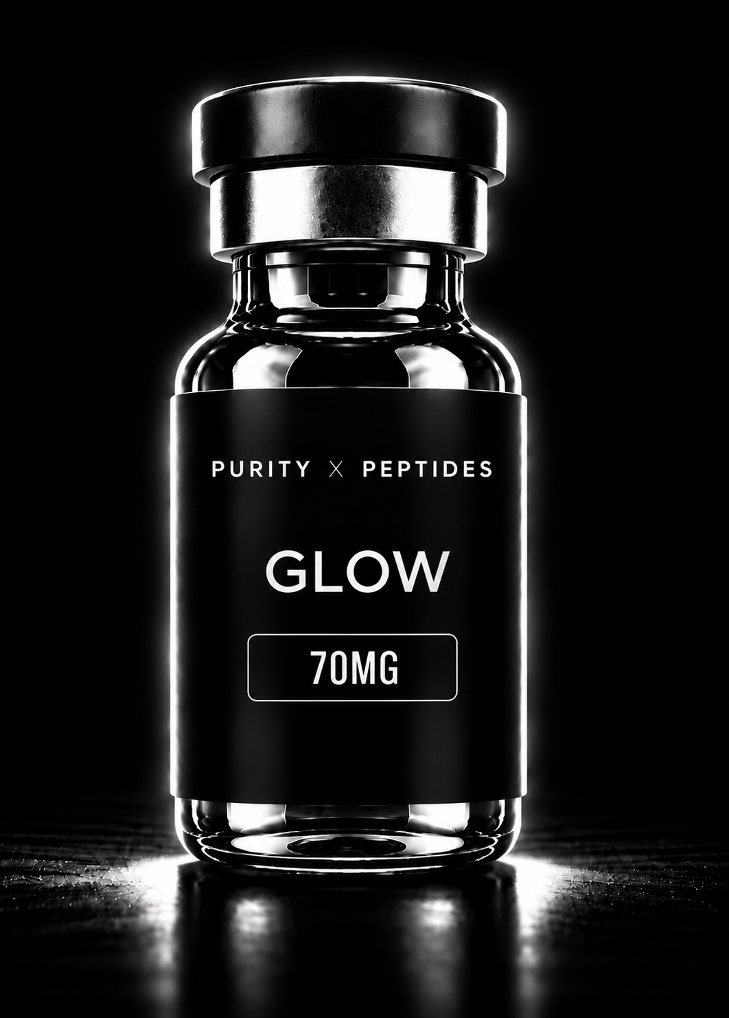 GLOW 70mg GHK-Cu BPC-157 TB-500 Research Peptide Blend | Purity X Peptides